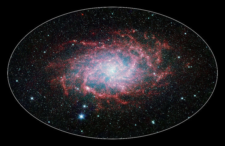 Infrared image of the Triangulum Galaxy taken from Spitzer Space Telescope - By NASA/JPL-Caltech Infrared image of the Triangulum Galaxy taken from Spitzer Space Telescope - By NASA/JPL-Caltech