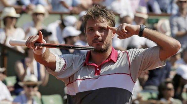 stan wawrinka beats jo wilfriend tsonga french open 2015 stan wawrinka beats jo wilfriend tsonga french open 2015