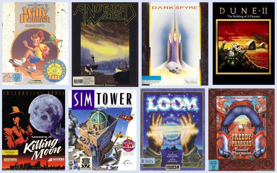 Old Computer Game Names Some of My Favorite Games - by Sean J. Jordan