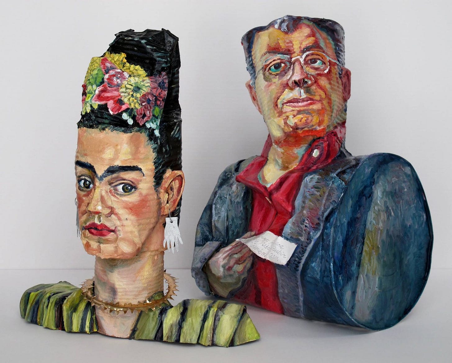 Allan Rubin, Frida Kahlo and Diego Rivera (2017), all images via the artist.