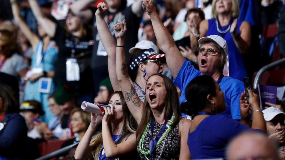 Democratic Convention Hits Rocky Start, With Boos From Sanders Supporters - ABC News Democratic Convention Hits Rocky Start, With Boos From Sanders Supporters - ABC News