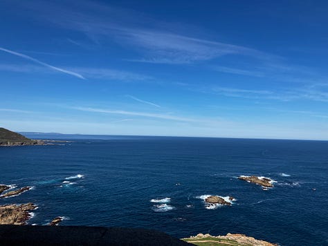 A photo gallery of A Coruña, Spain and Santiago de Compostello, with cathedrals, the Tower of Hercules, and some appetizing seafood