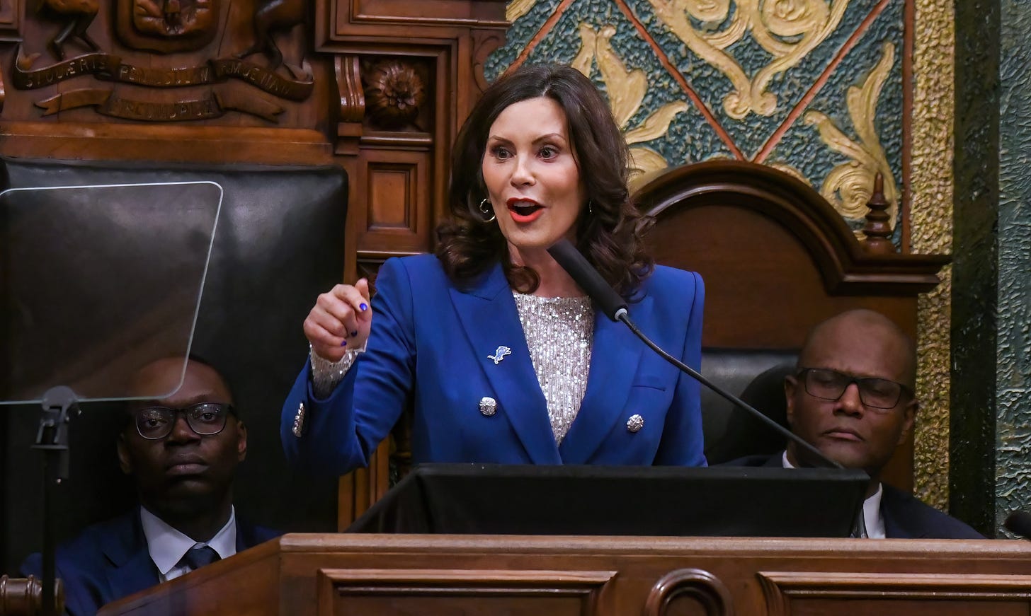Whitmer delivers sixth State of the State address | WKAR Public Media Whitmer delivers sixth State of the State address | WKAR Public Media