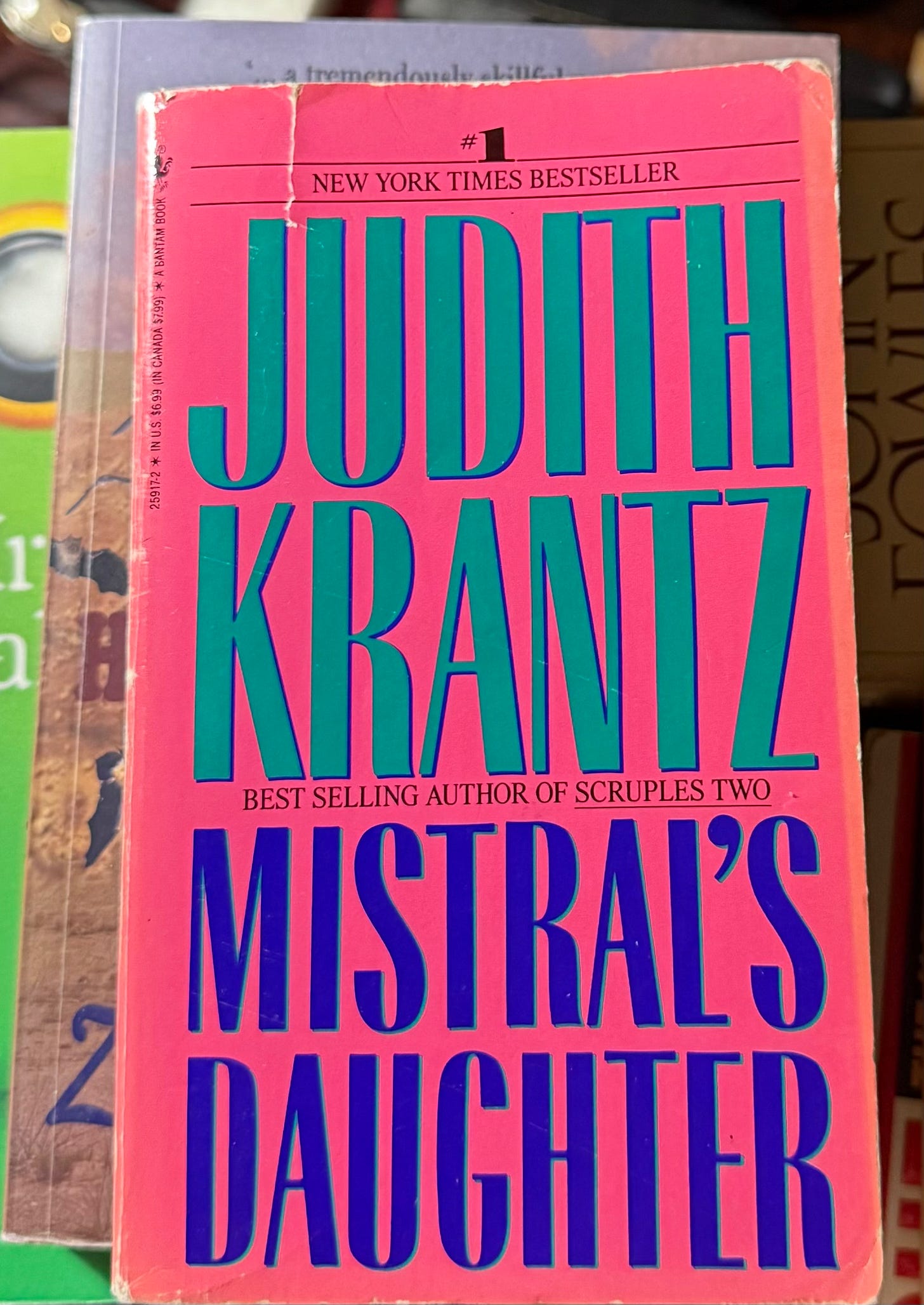 cover of Mistral's Daughter by Judith Krantz