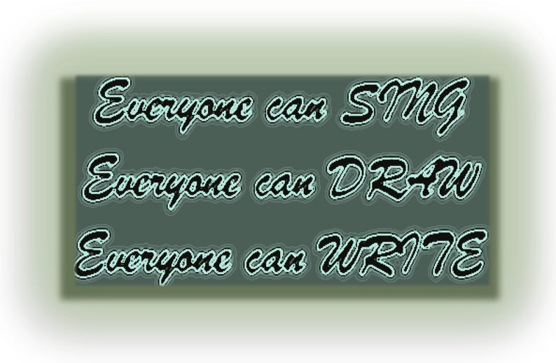 Everyone can writer mantra illustration