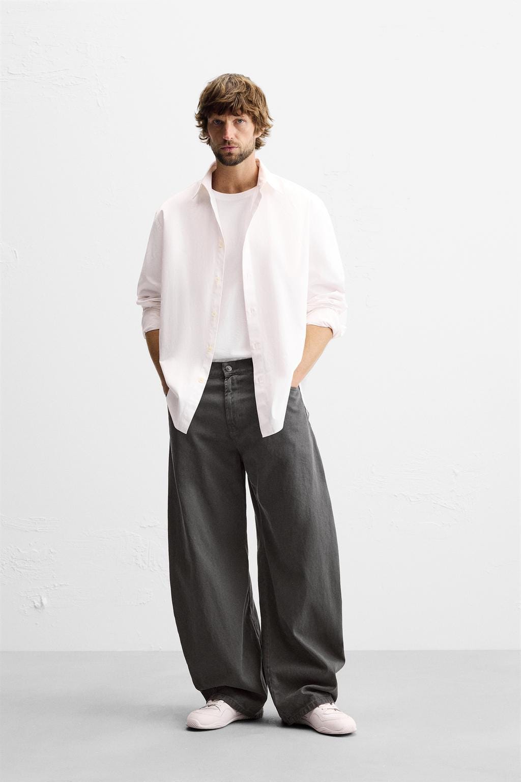 BALLOON FIT JEANS - Grey by Zara - Image 0