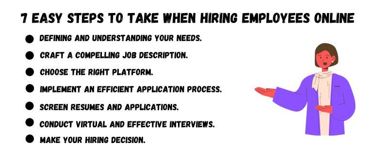 Hiring Employees Online in 7 Easy Steps. Hiring Employees Online in 7 Easy Steps.