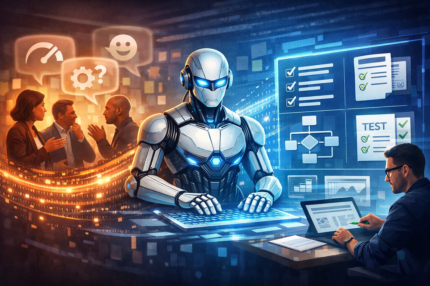 Lerne, wie du mit gezieltem Prompt Engineering vage Stakeholder-Wünsche in testbare Requirements übersetzt. Praxisbeispiele, Prompt-Templates und ein konkreter Workflow.