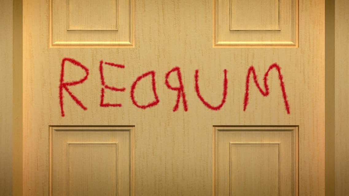 In Stanley Kubrick The Shining, the word REDRUM backwards stands for MURDER. : r/shittymoviedetails In Stanley Kubrick The Shining, the word REDRUM backwards stands for MURDER. : r/shittymoviedetails