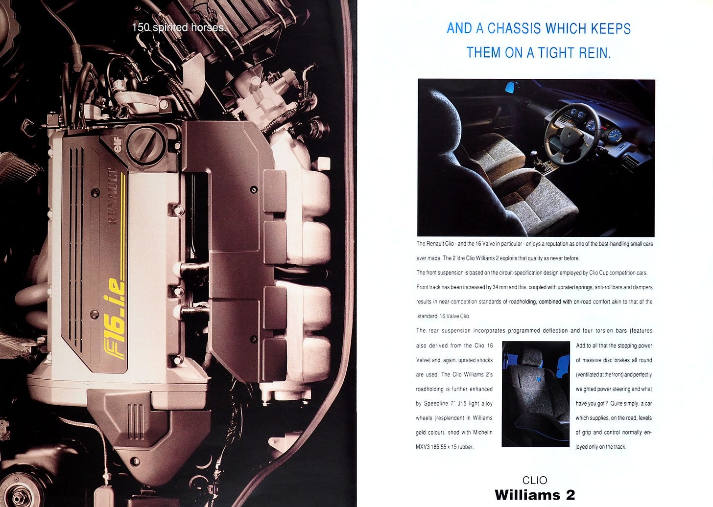 Renault Clio Williams 2 1999 UK brochure Renault Clio Williams 2 1999 UK brochure