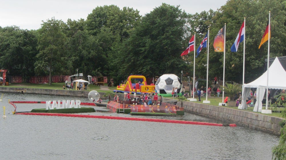 Fan-Zone in Kalmar