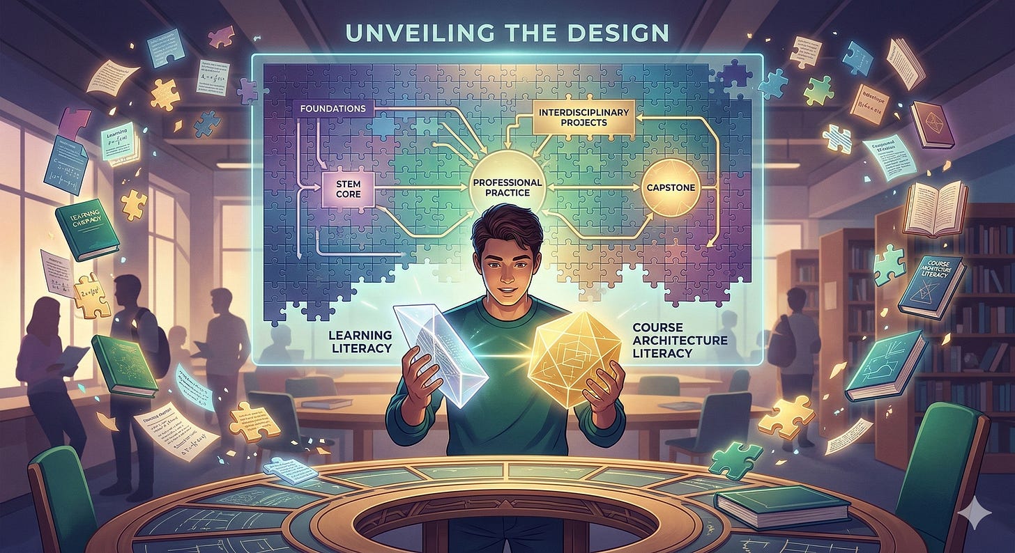 The Architecture of Learning No One Shows Students