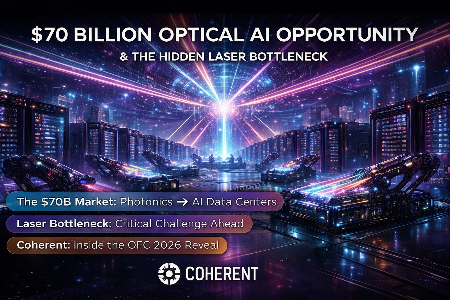 The $70B Optical AI Opportunity — And the Hidden Laser Bottleneck