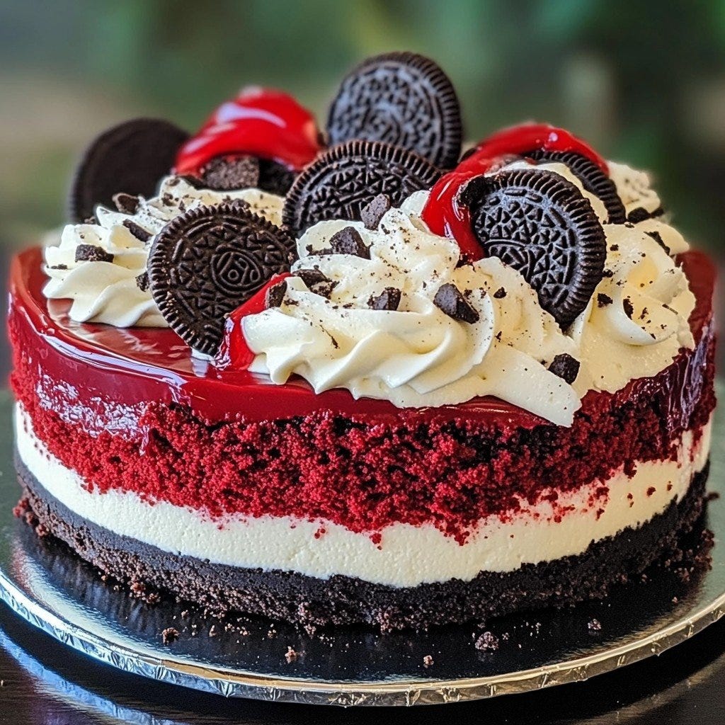 Red Velvet Meets Cheesecake with Oreo Magic in Every Bite