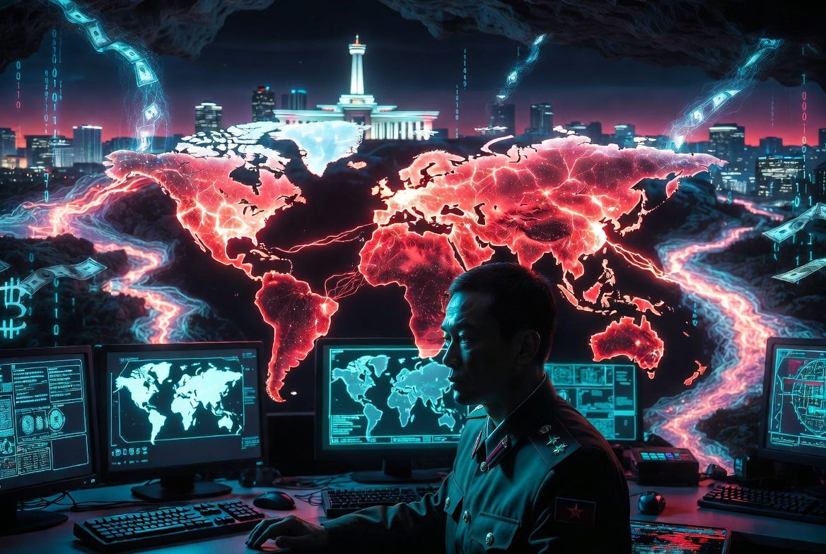 Hacking coreano (Immagine generata con AI)