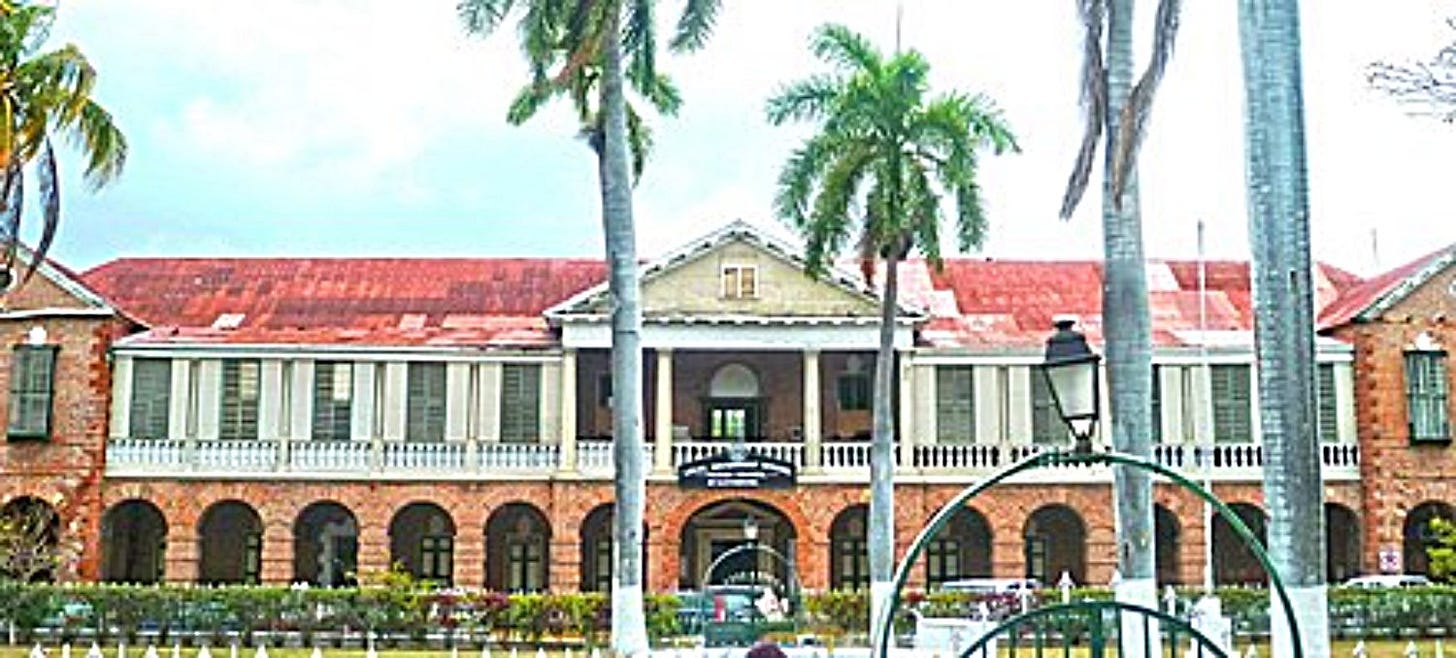 Former House of Assembly in Spanish Town