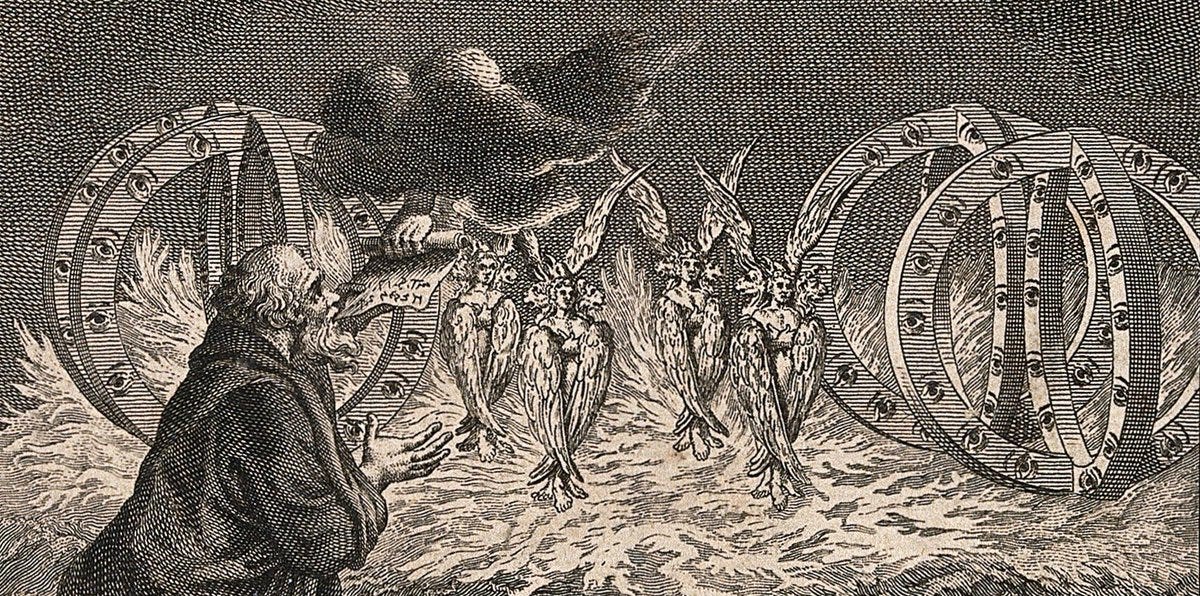 ₵ Ɇ ₦ ł ₦ on Twitter: "Ophanim: The highest angels in the hierarchy  described in the Book of Enoch are Chayyot (Living Beings), Seraphim  (Burning Ones), Kerubim, Ophanim (Wheels) and sometimes
