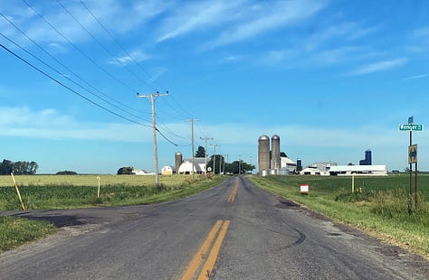 country roads in Ohio