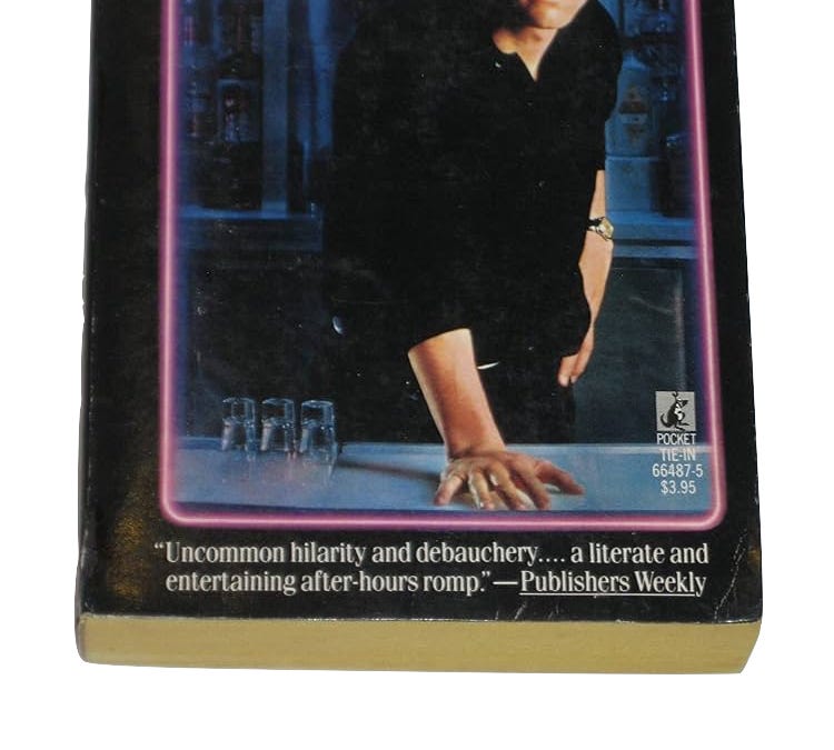Cocktail: The Book. Yes, It Was a Book First. And a Really Weird One.