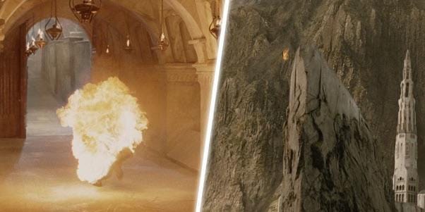 Request] how fast was denethor running in lort when he set himself on fire  : r/theydidthemath
