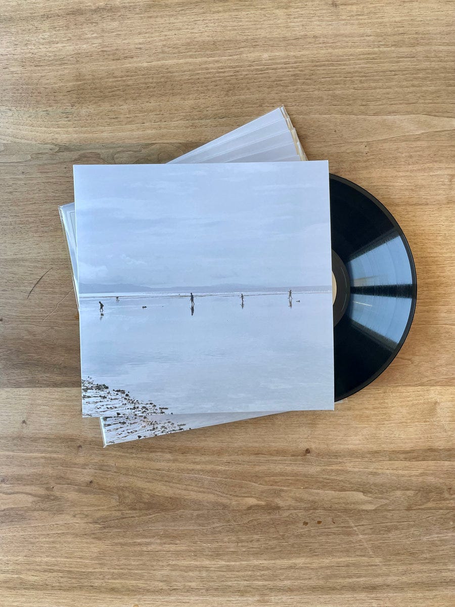 Giuseppe Ielasi & Riccardo D. Wanke, GIUSEPPE IELASI & RICCARDO D. WANKE – with time, we learned to ask less, (Vinyl/LP, Digital album), HG2501, Hallow Ground, 2025