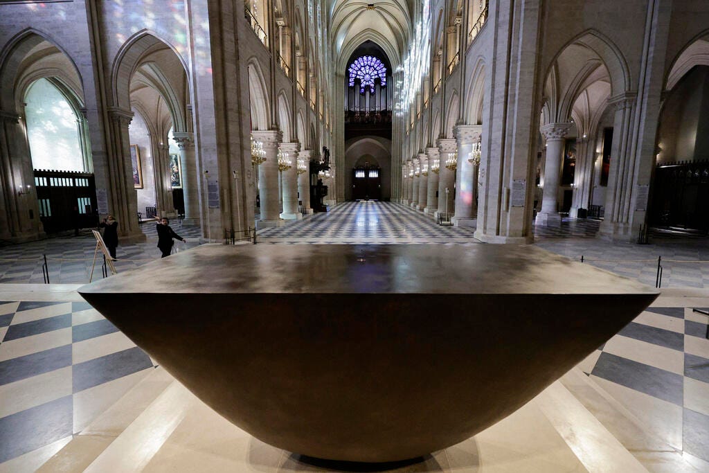 Stars, heads of state, solemn rituals and high-security celebrations for Notre  Dame's reopening - The Press Democrat