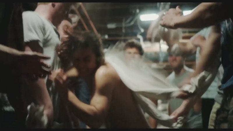 bed sheet hazing in goat movie bed sheet hazing in goat movie