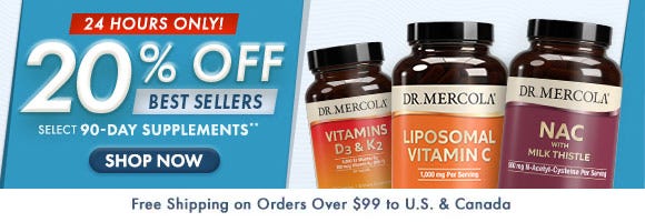 24 Hours Only! Get 20% Off on Select Best Sellers - 90-Day Supply**