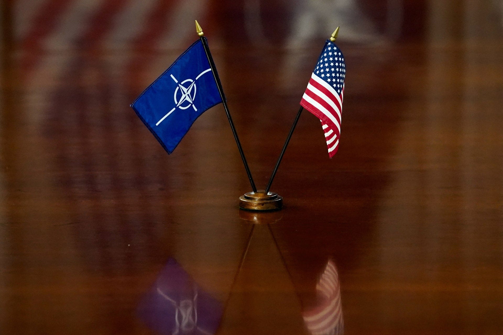 U.S. Defense Secretary Hegseth meets with NATO Secretary General Rutte at the Pentagon in Washington