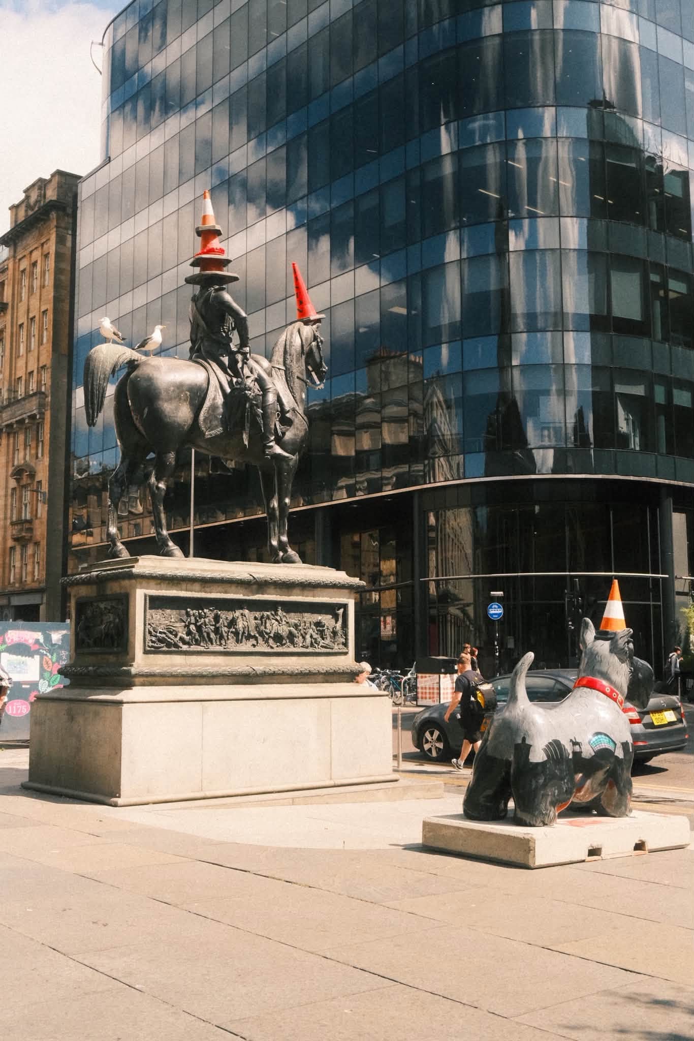 May be an image of monument and street