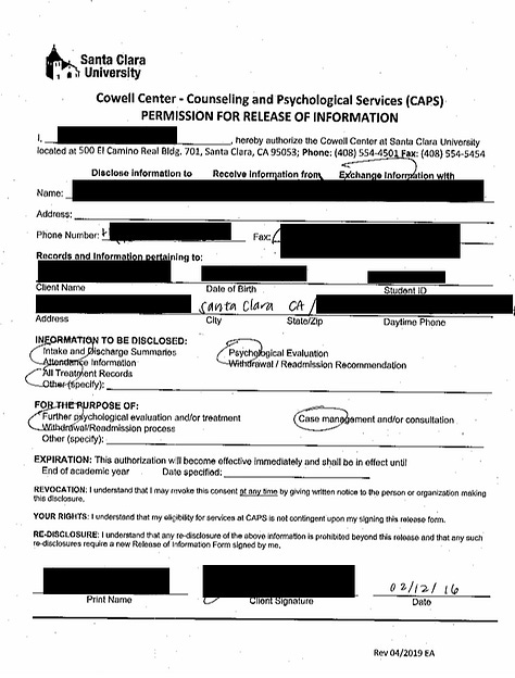 Redacted examples of the exposed documents on the database. Image 1 shows a patient registration form. Image 2 shows a screenshot of an entry in OVLGcrm. Image 3 shows a ROI doc. Image 4 shows a CURES report. Image 5 shows a patient report for Savantcare. Image 6 shows an Anthem Blue Cross insurance card.