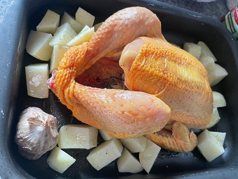Proceso de cocción del pollo