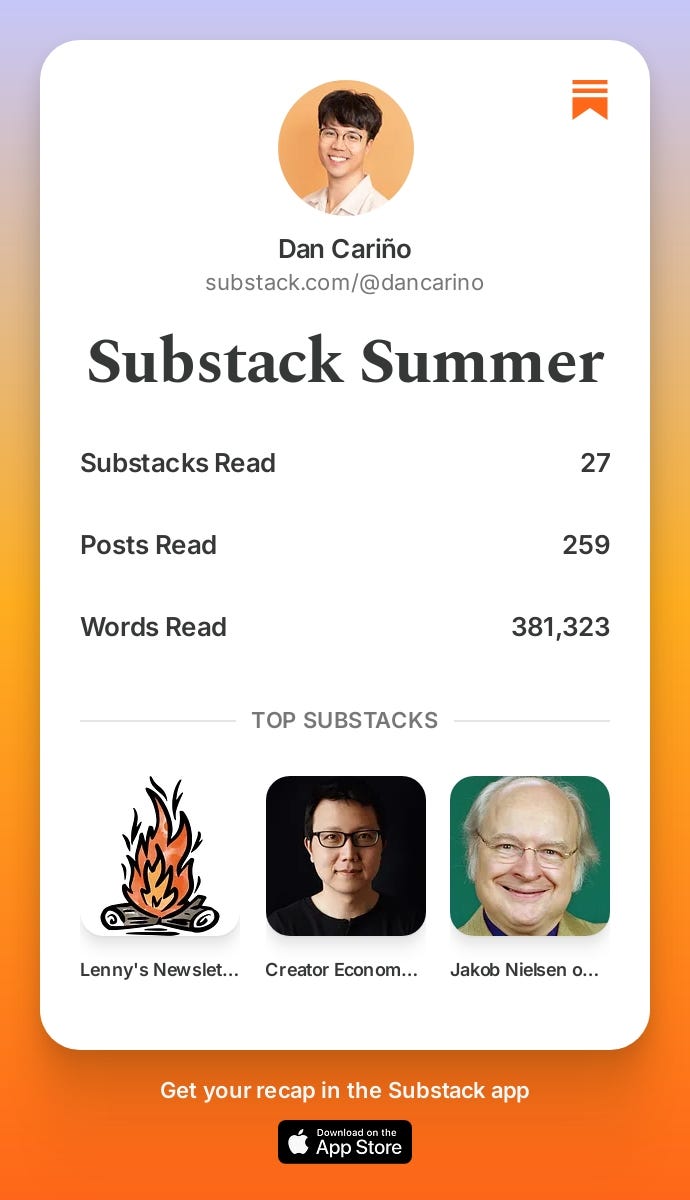 Substack Summer