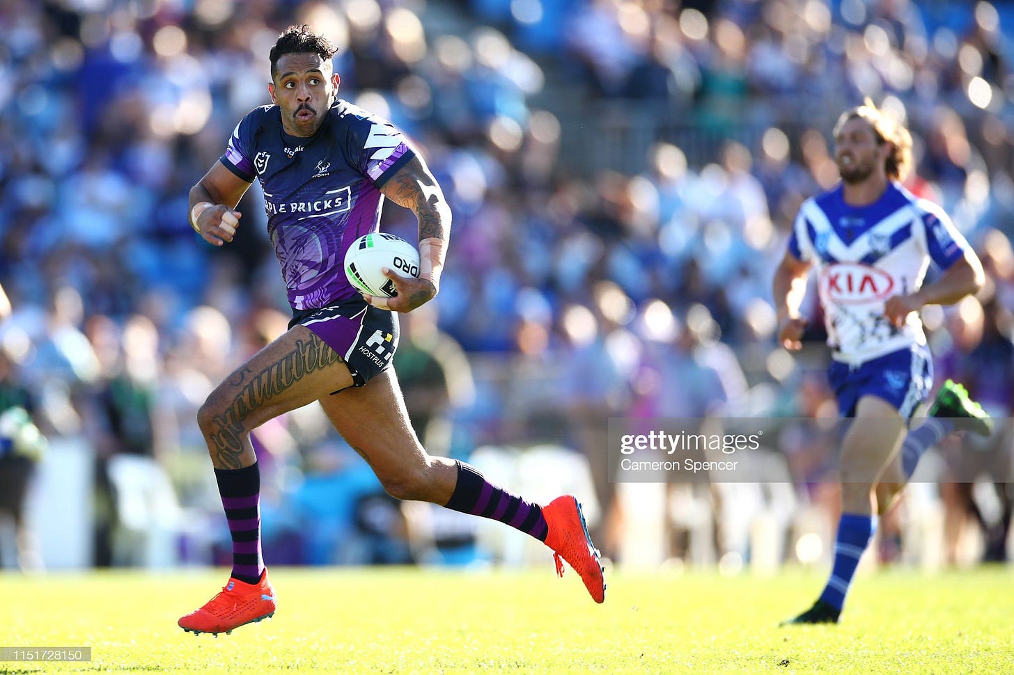 NRL Rd 11 - Bulldogs v Storm