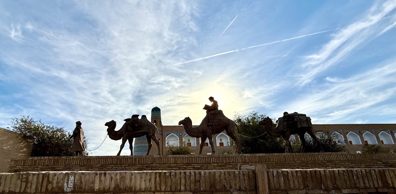 A statue of a person riding a camel

AI-generated content may be incorrect.