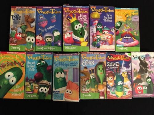 VeggieTales LOT of 11 Veggie Tales VHS Videos | eBay