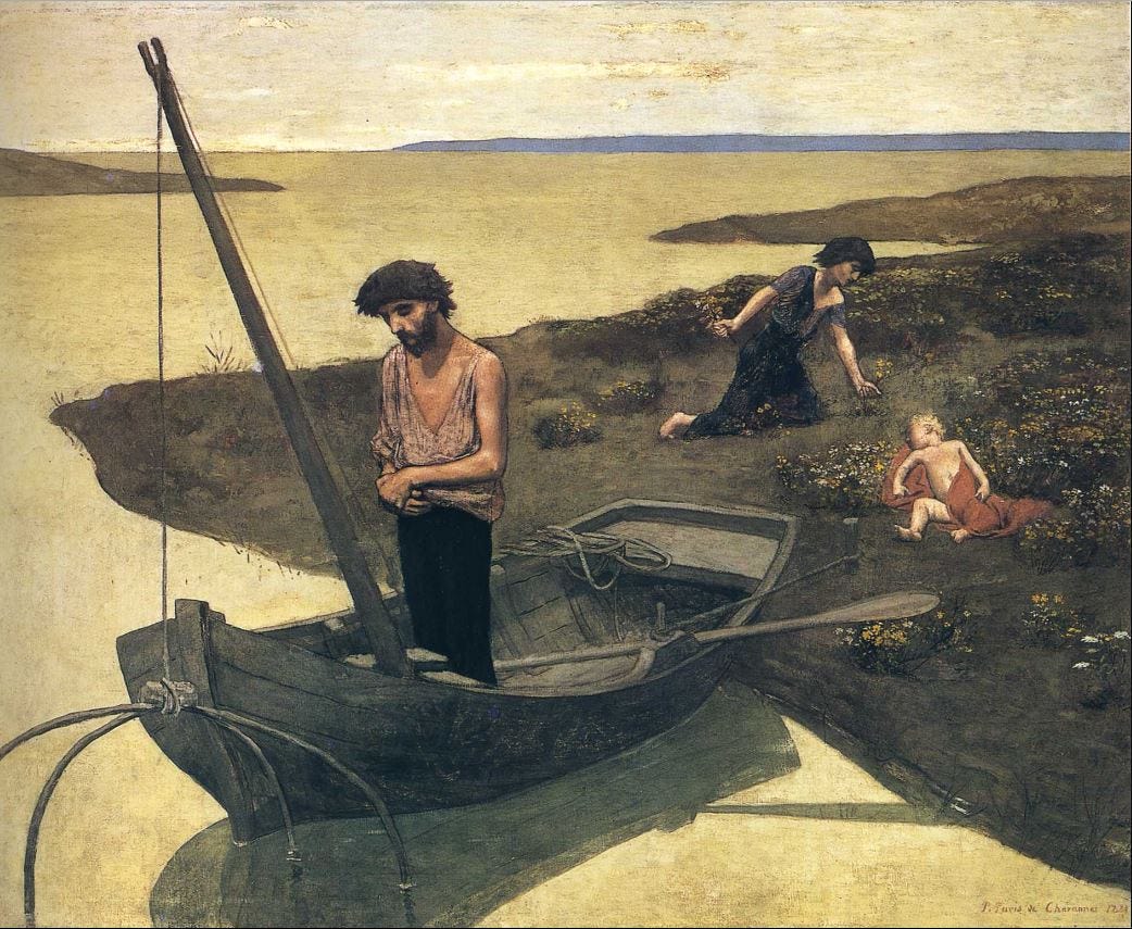 Pierre Puvis de Chavannes — Le pauvre pêcheur (1881)