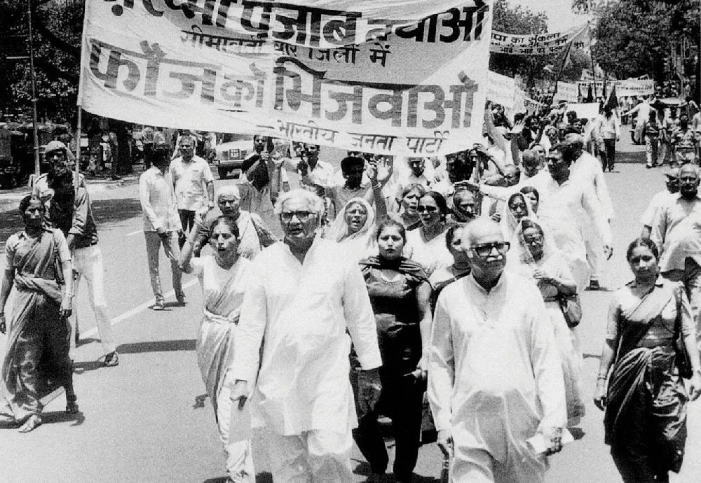 RSS BJP Sikh appeasement 1984