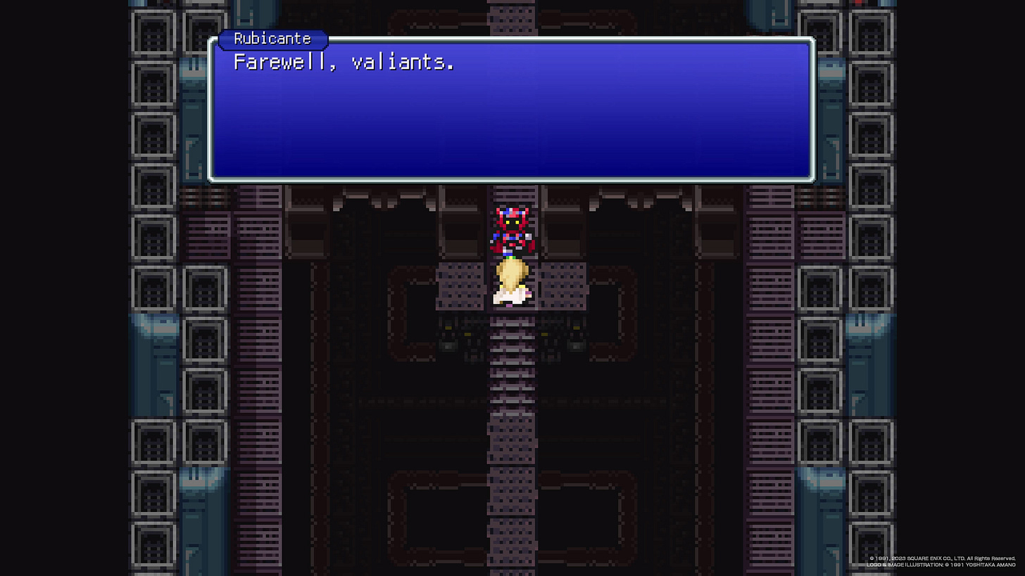 Rubicante: Farewell, valiants
