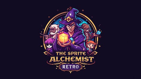 A Gallery Of Logos For The Sprite Alchemist - Retro!
