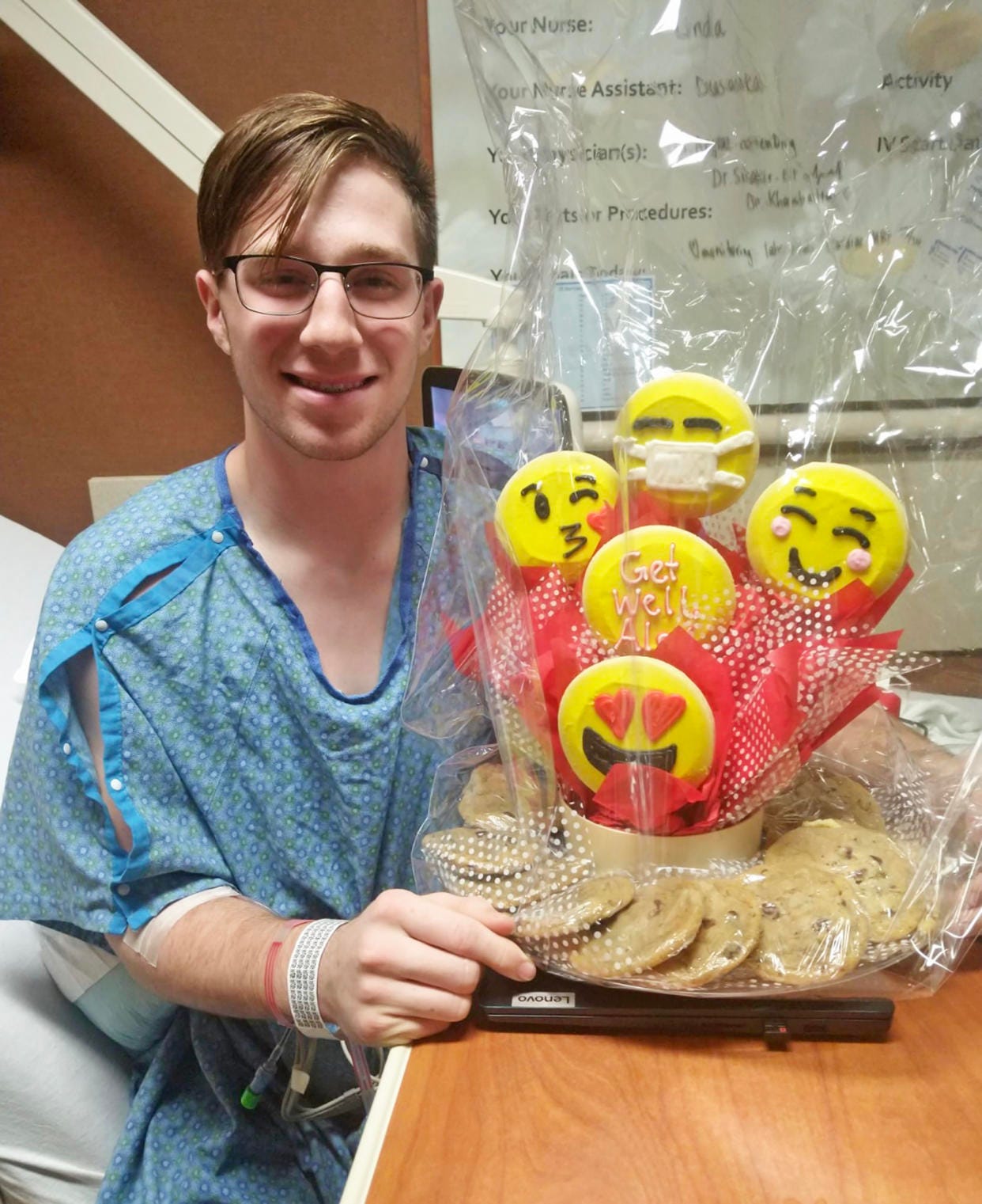Alexander Bowerson spent six days in the hospital after his cardiac arrest in December 2022. (Courtesy Alexander Bowerson) Alexander Bowerson spent six days in the hospital after his cardiac arrest in December 2022. (Courtesy Alexander Bowerson)