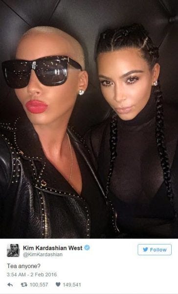 kim kardashian tea with amber rose 2016 gossip kim kardashian tea with amber rose 2016 gossip