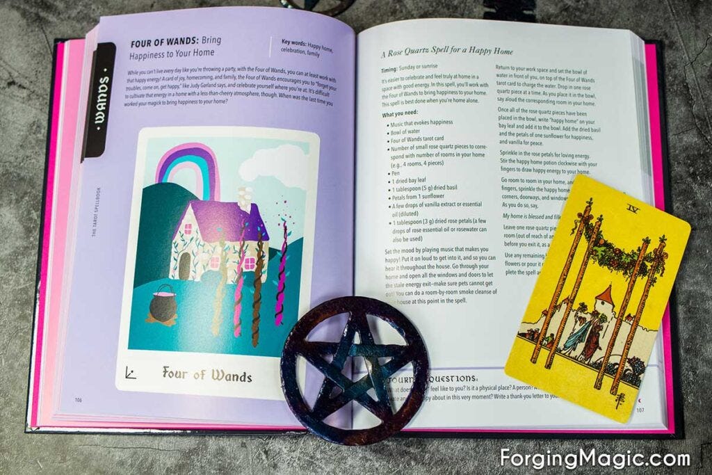 4 of Wands Tarot Card Spell Page 4 of Wands Tarot Card Spell Page