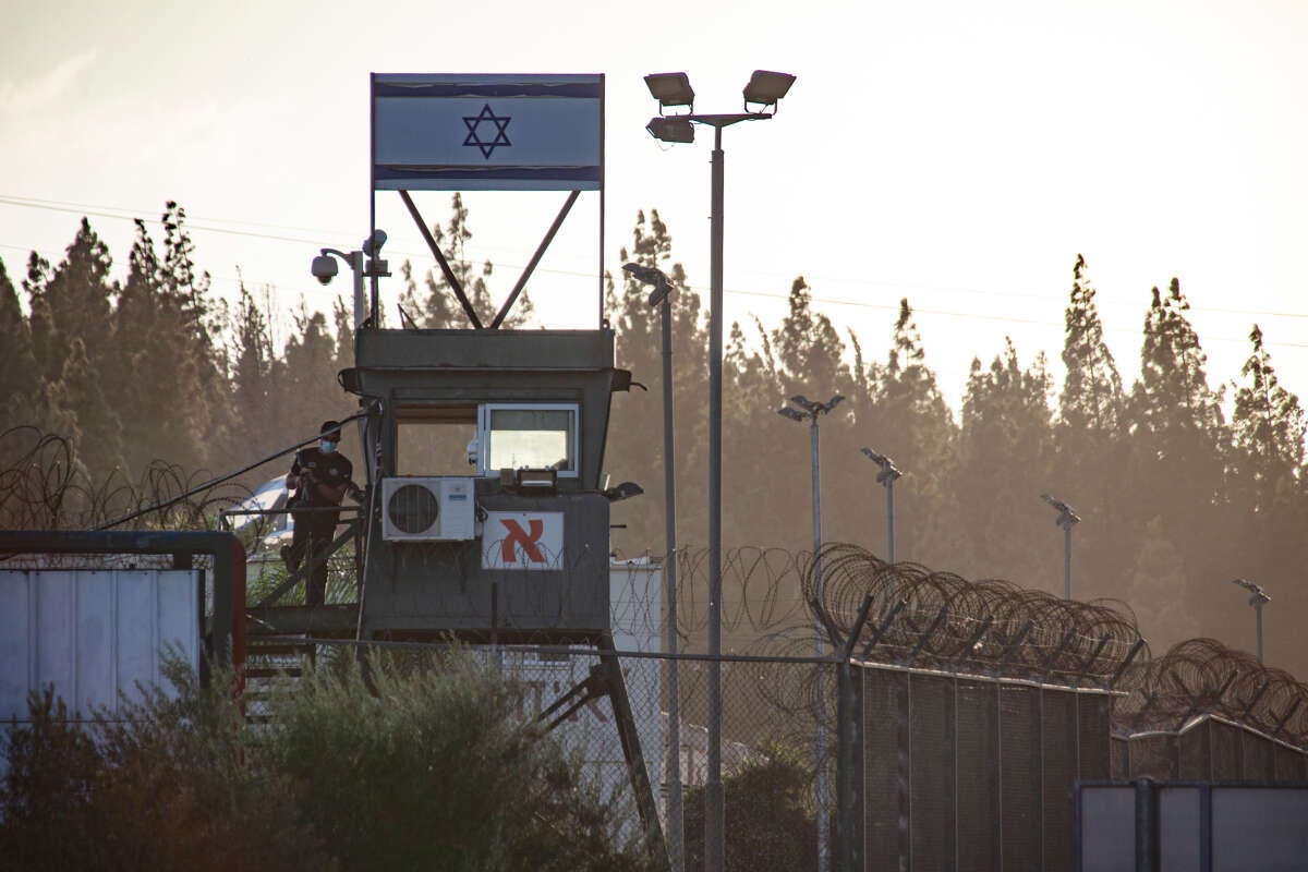 Meggido prison in northern Israel is pictured on October 21, 2020.