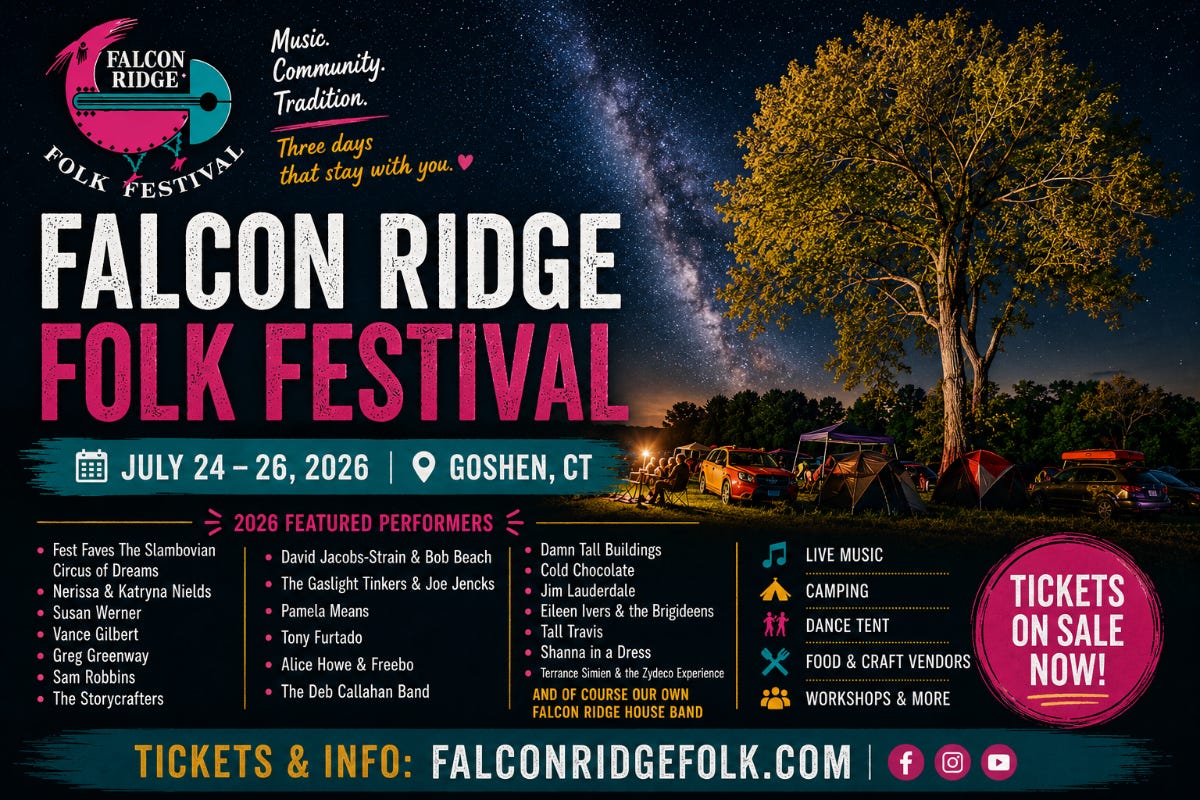 Falcon Ridge Folk Festival Set for July 24-26 – AcousticMusicScene.com