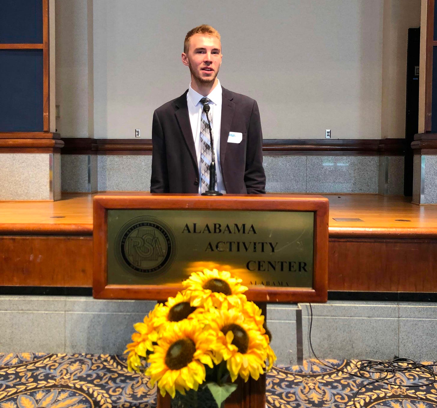 Stephen Lanzi receiving the Edward Gentle III Award. Stephen Lanzi receiving the Edward Gentle III Award.