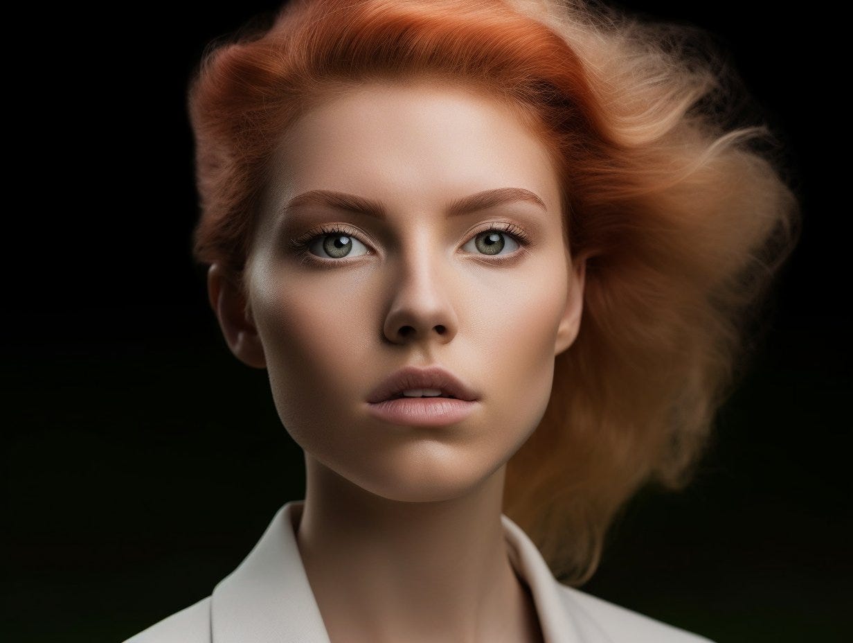 **<https://s.mj.run/quPJ0k2EMv4> has undergone a complete makeover. MAC makeup, Expert makeup artist, new hairstyle, countouring. 4K resolution, Nikon VS, FX --ar 4:3** - Image #2 <@881683258478329895>