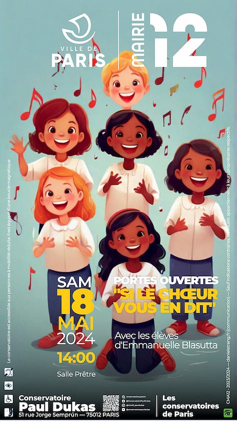 Évènements Musicaux organisés par le conservatoire entre le 15 mai et le 15 juin 2024