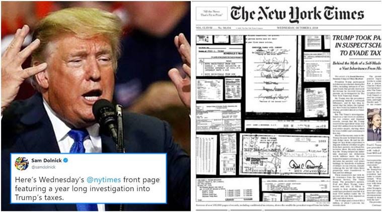 donald trump hit with new york times tax story donald trump hit with new york times tax story