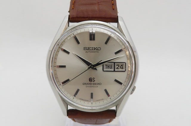 1円～【OH済】 GRAND SEIKO グランド セイコー DIASHOCK 6246-9000 自動巻き メンズ腕時計　11-7-23